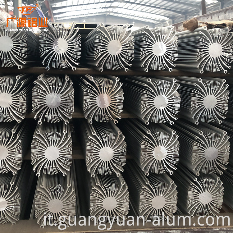 guangyuan aluminum co., ltd Aluminum Extrusion Heat Sink Aluminum Extruded Profile Heatsink Aluminum